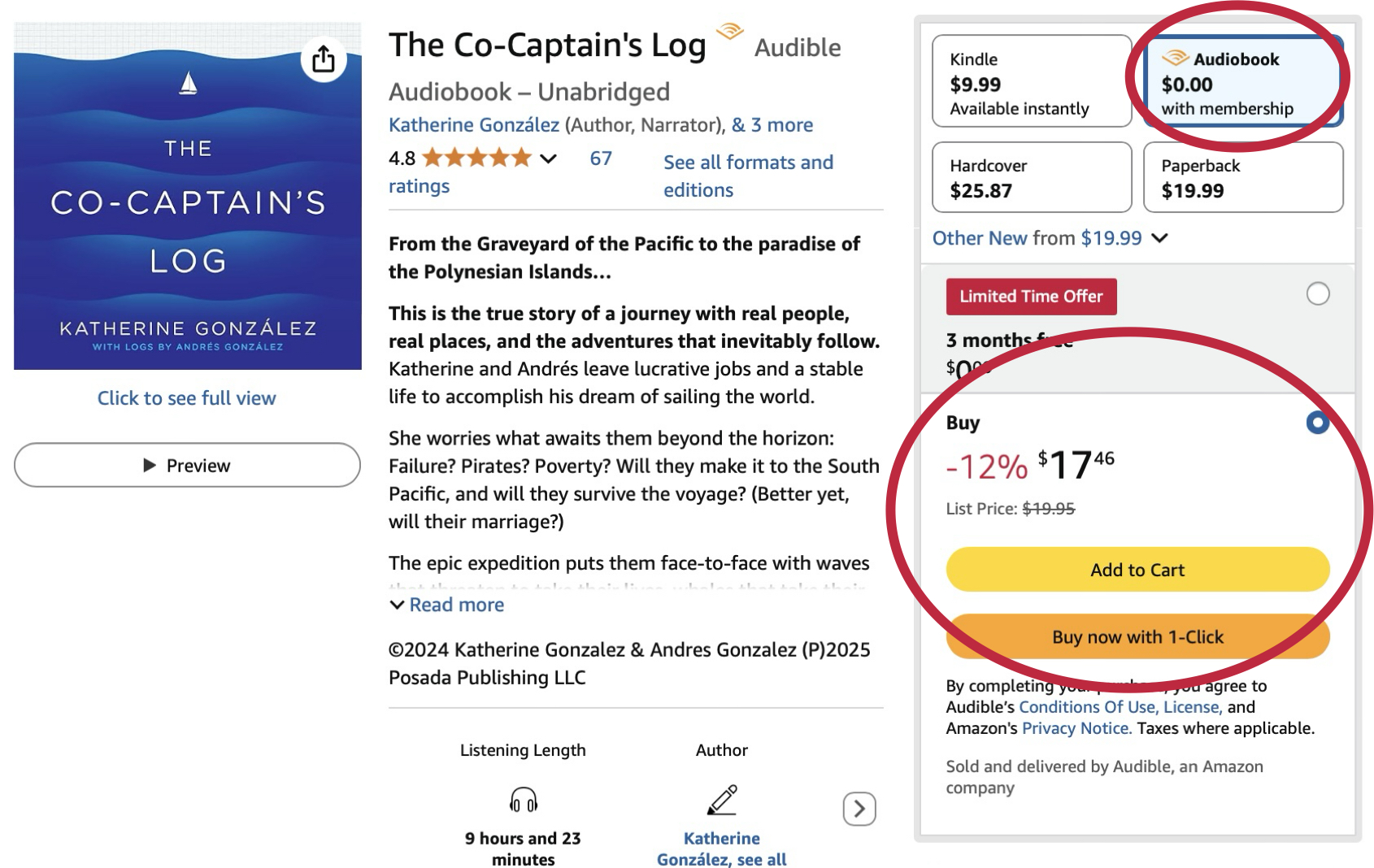 screenshot for purchase on Amazon